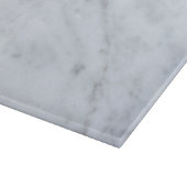 Gray Marble White Cutting Board Schneidebrett (Ecke)