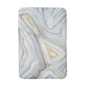 Gray Marbled Abstract Design Badematte (Vorderseite Vertikal)