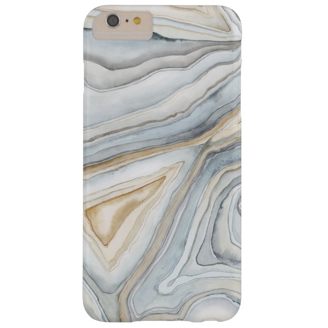 Gray Marbled Abstract Design Case-Mate iPhone Hülle (Rückseite)