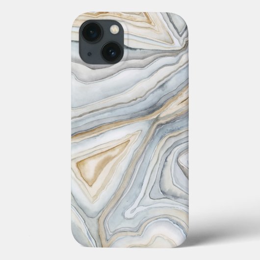 Gray Marbled Abstract Design Case-Mate iPhone Hülle (Rückseite)