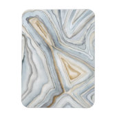 Gray Marbled Abstract Design Magnet (Vertikal)
