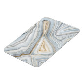 Gray Marbled Abstract Design Magnet (Linke Seite)