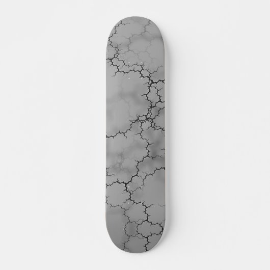 Gray Marbled Skateboard (Vorne)
