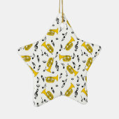 Gray Marching Baritone Musiknotens Keramik Ornament (Rechts)