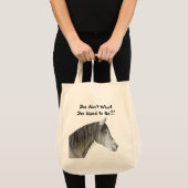 Gray Mare Tote Bag Tragetasche (Vorderseite (Produkt))