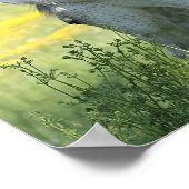 Gray Mare & Wildblumen Wunderschönes Pferdeposter Poster (Ecke)