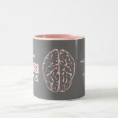Gray Matter Matters Zweifarbige Tasse (Mittel)