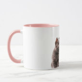 Gray Meow Cat Tasse (Links)