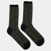 Gray Metallic Tiles Effect Socks Socken (Rechts)