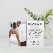 Gray Mexico Passport Dankeskarte (Stehend Vorderseite)