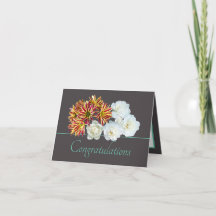 Gray Mint Bouquet Rose & Daisies Herzlichen Glückw
