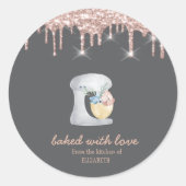 Gray Mixer Runder Aufkleber (Vorderseite)