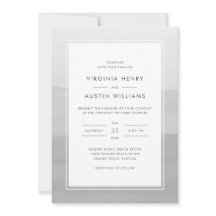 Gray Modern Foto Wedding