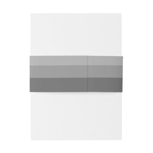 Gray Modern Script Wedding Einladungsbanderole (Rückseitenbeispiel)