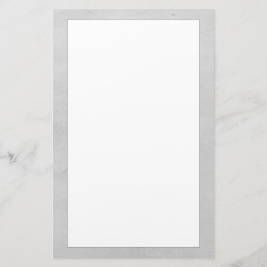 Gray Monogram Wreath Briefpapier (Rückseite)