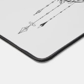 Gray Moon Calendar 2024 Schreibtischunterlage (Ecke)