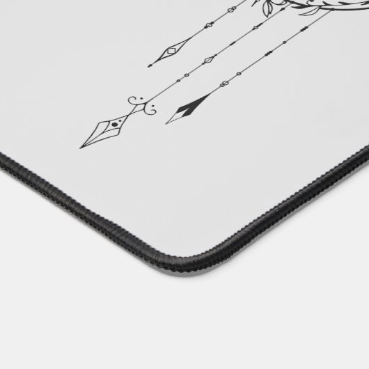 Gray Moon Calendar 2024 Schreibtischunterlage (Ecke)