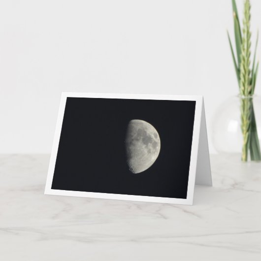 Gray Moon Landscape Karte (Vorderseite)