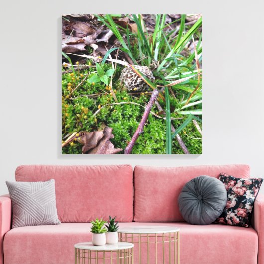 Gray Morel auf Leinwand (Insitu (Wohnzimmer))