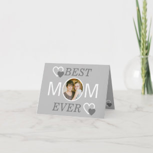 Gray Mother Day Best Mama jemals Foto Card Karte