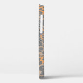 Gray Mustache und Leopard Print Case-Mate iPhone Hülle (Rückseite / Links)