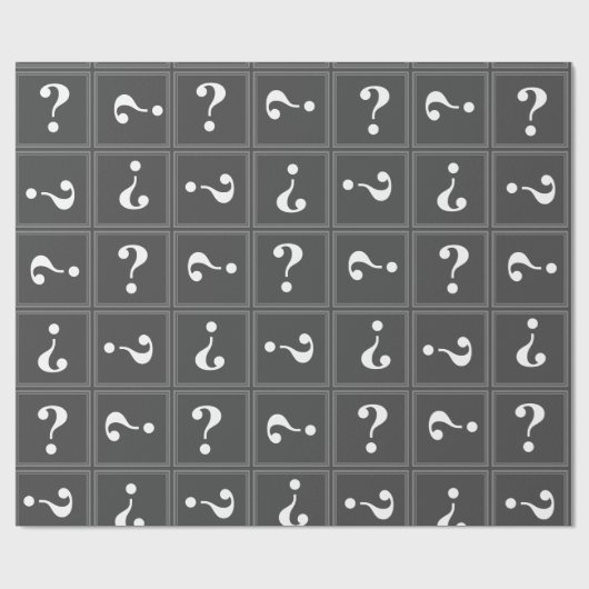 Gray Mystery Geschenkpapier (Flach)