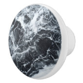 Gray Natural Marble Muster Keramikknauf (Rechts)
