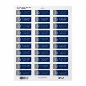 Gray Navy Tree of Life Bar Mitzvah (Vorne)
