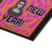 Gray New Year will Cutting Board Schneidebrett (Ecke)