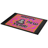 Gray New Year will Cutting Board Schneidebrett (Ecke)