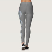 Gray New York Staat Blume (The Rose) Leggings (Rückseite)