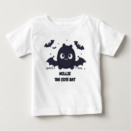 Gray Niedlich Kawaii Bat Baby T-shirt