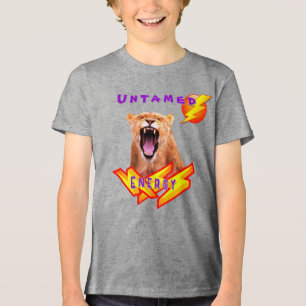 Gray No Limits Energy Fun Youth Tri-Blend Shirt