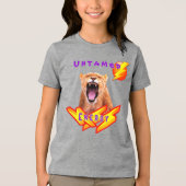Gray No Limits Energy Fun Youth Tri-Blend Shirt (Vorderseite)