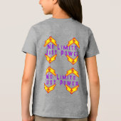 Gray No Limits Energy Fun Youth Tri-Blend Shirt (Rückseite)