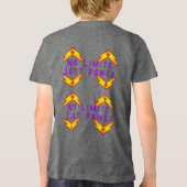 Gray No Limits Energy Fun Youth Tri-Blend Shirt (Rückseite)