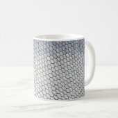 Gray octagonal art kaffeetasse (VorderseiteRechts)