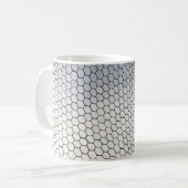 Gray octagonal art kaffeetasse (Vorderseite Links)