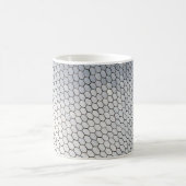 Gray octagonal art kaffeetasse (Mittel)