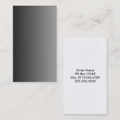 Gray Ombre Visitenkarte (Vorne/Hinten)