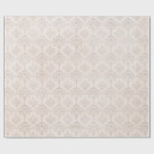 Gray on Gray Damask Geschenkpapier (Flach)