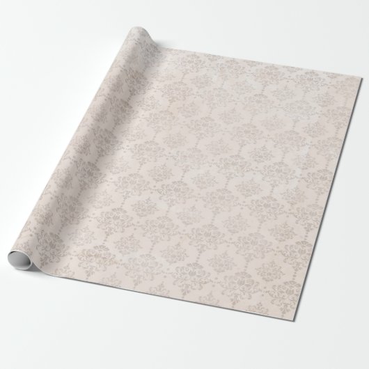 Gray on Gray Damask Geschenkpapier (Ungerollt)