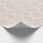Gray on Gray Damask Geschenkpapier (Ecke)