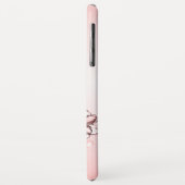 Gray Owl Pink Orchids Case-Mate iPhone Hülle (Hinten/Links)