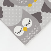 Gray Owls Fleecedecke (Ecke)