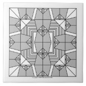 Gray Owls Fliese (Vorderseite)