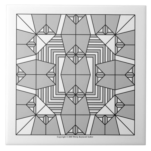 Gray Owls Fliese (Vorderseite)