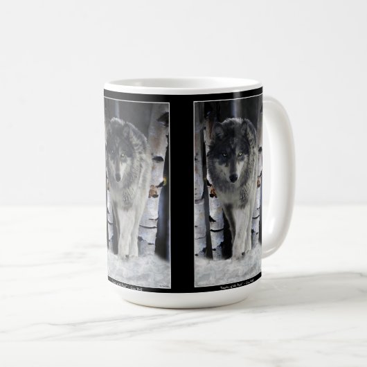 GRAY PACK WOLF Wildlife Gift Tasse (VorderseiteRechts)