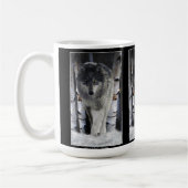 GRAY PACK WOLF Wildlife Gift Tasse (Links)