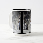 GRAY PACK WOLF Wildlife Gift Tasse (Vorderseite Links)
